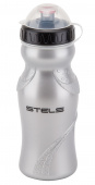 Фляга велосипедная STELS CSB-500, с защитой от пыли, 600мл, серебристо-чёрная купить в Кирове