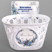 Корзинка детская на руль велосипеда, 230x130x150мм, "Lavender" купить в Кирове